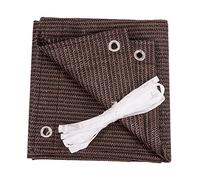 Rete Ombreggiante Da Giardino 10X10 M, Tessuto Traspirante con Occhielli per Proteggere Dal Sole Di Piante, Serre, Auto, Telo A Rete per La Privacy, Vele Ombreggianti