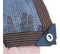 Rete ombreggiante da giardino, 2x4m rete da ombreggiatura, 60% -70% resistente ai raggi UV,con occhielli, per giardino, pianta, serre, fieni, esterni, cortile, tetto
