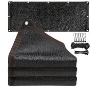 Rete Ombreggiante da Giardino, Tenda da sole 1x1.5m con occhielli, Resistente Ai Raggi UV Vela Ombreggiante, per Giardino Pergola Serra Balcone Cortile