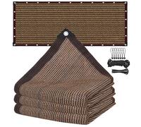 Rete Ombreggiante da Giardino, Tenda da sole 2x5m con occhielli, Resistente Ai Raggi UV Vela Ombreggiante, per Giardino Pergola Serra Balcone Cortile