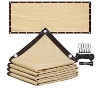 Rete Ombreggiante da Giardino, Tenda da sole 9x9.5m con occhielli, Resistente Ai Raggi UV Vela Ombreggiante, per Giardino Pergola Serra Balcone Cortile
