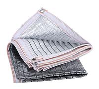 rete ombreggiante, For la copertura della serra delle piante, telo riflettente del calore, resistente ai raggi UV, mantiene i cani/le auto al fresco sotto luce diretta sole(85% Shading Rate,3x4m)