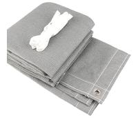 Rete ombreggiante for privacy grigia da 200 g/m² | Grigio Dimensioni multiple Giardino esterno Balcone Privacy Shad: 90~95% Shad(1x2m)