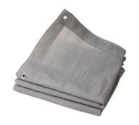 Rete ombreggiante grigia resistente al 90% di protezione dai raggi UV, resistente, resistente agli strappi, telo spesso per il sole, per giardino esterno (4 x 9 m)
