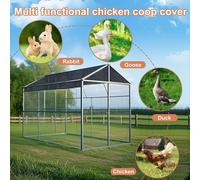 Rete Ombreggiante Impermeabile 3 5m per 2m con 20 Corde Elastiche per Copertura