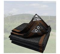 Rete ombreggiante in HDPE con protezione UV per serre e giardini, protezione solare personalizzata 5 x 7 m (nero/verde/beige) 85, copertura ombreggiante al 90%