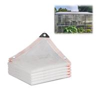 Rete ombreggiante in HDPE, tessuto traspirante per giardino, balcone, serra, orto, piscina, dimensioni: 1 x 1, 2 x 2, 2 x 6, 4 x 5, 4 x 7, 6 x 10 (5 x 6 m)
