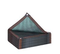 Rete ombreggiante in tessuto 90% per giardino, verde, 1 x 5 m, 2 x 8 m, 4 x 20 m, 6 x 15 m, resistente ai raggi UV per piante, serra, fienile, balcone all'aperto (dimensioni: 300 x 1200 cm)