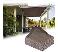 Rete ombreggiante marrone con occhielli 90% protezione UV portatile per esterni pergola copertura per patio e giardino 2 x 2 m 2 x 4 m 3 x 6 m 4 x 4 m 4 x 6 m 4 x 5 m 6 x 8 m