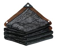 Rete ombreggiante nera in tessuto, schermo privacy per balcone con tasso di ombreggiatura dell'85%, isolamento per animali domestici, protezione solare per cortile, giardino, balcone (dimensioni: 2 x