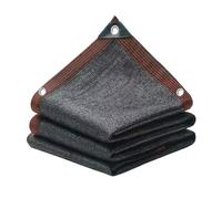 Rete ombreggiante nera personalizzabile con occhielli per protezione solare da giardino, vela, serra, paravento, per copertura delle piante, fienile e cortile, dimensioni 10 m x 11 m