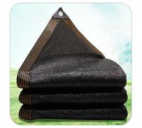 Rete Ombreggiante Nera,Telo Parasole 80%,Rete a Maglie Durevoli Con Occhielli,Rete Ombreggiante Di Copertura Ispessito per Balconi Terrazze,Rete Di Isolamento Termico Esterni,Black-4x4m/13.1x13.1ft