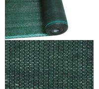 RETE OMBREGGIANTE/OMBRA 90% H.1,5 mt X LUNGHEZZA 15 METRI LINEARI, FRANGISOLE TELO VERDE SCURO GIARDINO OSCURAMENTO 90%