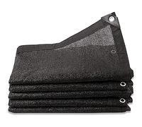 Rete Ombreggiante Panno Parasole Per Protezione Solare Telo A Rete In Tessuto Resistente Ai Raggi Uv Sfuso Nero Per Piante Da Serra Occhielli Inclusi Nero 4-Pin (3mx12m/9.8ftx39.4ft)