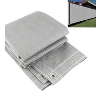 Rete ombreggiante per balcone, in HDPE, 8 x 14 m, 180 g/m², con occhielli, protezione UV, per terrazza, giardino, ringhiera, recinzione, protezione solare per esterni