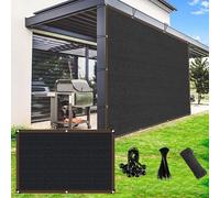 Rete Ombreggiante per Giardino - Telo Frangivista con Occhielli Resistente UV 90%-95%, Tendone da Sole per Esterno Piante Serra Cortile Piante Pollaio Antivento, Permeabile All'acqua(6.5x12m)