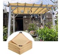 Rete Ombreggiante Per Giardino,Tessuto Ombreggiante Con Occhielli 1×2m 2×3m 3×3m 3×4m 3×5m 3×6m 4×4m 4×5m 4×8m,Rete Telo Ombra 90% Beige,Vele Parasole,Telone Ombreggiante,Beige-3x8m(9.8*26.2ft)