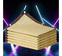 Rete Ombreggiante Per Orto Nera Vela Ombreggiante 90% Rete Telo Ombra 4x5m Telo Ombra Esterno 4x5 90%-95% Resistente Ai Raggi UV Esterno,Balcone, Giardino,Rete Pollaio,beige-4x5m