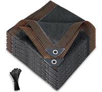 Rete Ombreggiante per Recinzione e Balcone, Telo Frangivista Esterno HDPE Traspirante con Occhielli, Copertura Parasole Resistente Anti UV per Giardino, Terrazzo, Cortile e Campeggio(1.5x31m)