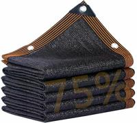 Rete ombreggiante per serre, materiale HDPE con occhielli rinforzati, ideale per il raffreddamento del cortile, copertura di piante, canili e pollai