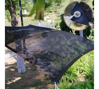 Rete ombreggiante per serre, per esterni, colore nero, per recinzione, tasso di ombreggiatura del 90%, per pergola e patio (2 x 5 m 2 x 5 m)