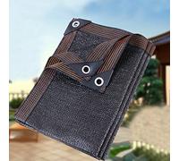 Rete ombreggiante per terrazza Panno ombreggiante per la privacy Recinzione nera, antivento, antietà, solare Sombra Paño 80% Negro Para Plantas per fiori di pergola (W2xL5m (6.56x16.40ft))