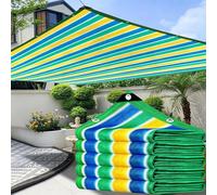 Rete Ombreggiante Pesante 85% Blocco UV, Tessuto Spesso 220g/m² Per Giardino, Serra E Auto, Occhielli Ogni 50cm, HDPE Antivecchia, Copertura Isolante Traspirante(2.0x5.0m)