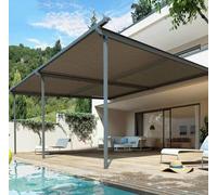 Rete Ombreggiante Privacy Recinzione Esterno Copertura Oscurante Ombra Giardino Serra Tetto Anti-UV 90% Telo Ombra Esterno 4x5 Giardino Patio Pergola Cortile Terrazza,brown-6x7m