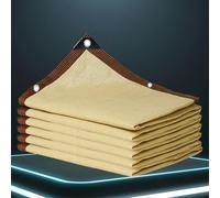 Rete Ombreggiante Privacy Recinzione Esterno Copertura Oscurante Ombra Teli Ombreggianti da Terrazzo 90% Ombreggiatura Resistente UV Rete Da Giardino Abbinati Al Tuo Giardino,beige-3x4m
