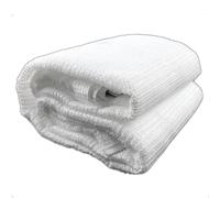 Rete ombreggiante professionale 40% bianca, resistente ai raggi UV per serre, disponibile in 1 x 1 m, 1 x 3 m, 2 x 3 m, 2 x 4 m, 2 x 5 m, con occhielli antiruggine.