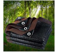 Rete ombreggiante resistente ai raggi UV al 95%, 4 x 6 m, colore nero, ideale per piante, fiori, cucce per animali domestici e uso esterno, tessuto resistente