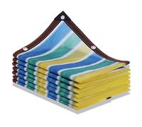 Rete ombreggiante resistente ai raggi UV con occhielli 80% tasso di ombreggiatura ideale per serre giardini parcheggi o canili protezione esterna 10 x 10 m