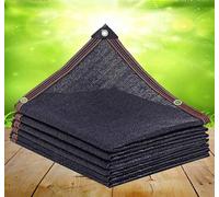Rete Ombreggiante Rete Telo Ombra Esterno con Occhielli Tessuto Ombra Antistrappo 90% Protezione Solare Tessuto Ombreggiante per Esterno Giardino Terrazzo Pergola,black-3x6m
