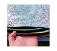 Rete Ombreggiante Riflettente in Alluminio Al 99% - Copertura in Tessuto Parasole 1x2.0m 2x3.0m 3x4.0m 4x4.0m 4x5.0m Protezione Solare Anti-UV per Serre Parcheggi Giardini e Canili(2.0x15.0m=6.6'x49.2
