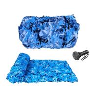 Rete ombreggiante rinforzata 210D 4 x 10 m, per esterni, per campeggio, caccia, patio, protezione UV, parasole decorativo da 1 x 2 m a 6 x 8 m