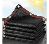 Rete ombreggiante,Telo parasole HDPE,Vela rettangolare con occhielli,2M 3M 4M 5M 6M 8M 10M Personalizzabile,per giardino,pergola,piante del patio,all'aperto,1x1m(3 * 3ft)-Black