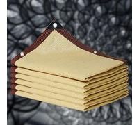 Rete Ombreggiante, Telone Ombreggiante per Serre, Vele Ombreggianti Termoisolate Teli Ombreggianti Pergola Protezione Solare/Anti-UV 90% Traspirante Raffreddamento Reti Giardino,beige-3x5m