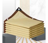 Rete Ombreggiante, Telone Ombreggiante per Serre, Vele Ombreggianti Termoisolate Telo Ombra Giardino Terrazzo Protezione Raggi UV 90%-95% Copertura Serra Giardino Tetto Piscina,beige-2x2m