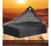 Rete Ombreggiante, Telone Ombreggiante per Serre, Vele Ombreggianti Termoisolate Tessuto Ombreggiante Esterno Protezione Solare/Anti-UV 90% per La Privacy Giardino Patio Frangivento,black-3x4m