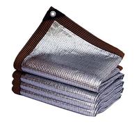 rete ombreggiante, Tendalino parasole for piante da giardino, for auto, resistente ai raggi UV, tessuto ombreggiante al 99%, rete riflettente con protezione solare(1mx1m(3.3ftx3.3ft))