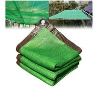 Rete Ombreggiante Verde Con Occhielli, 90% Telo per Ombra Da Giardino, Traspirante Hdpe Panno Rete Parasole per Esterni per Serra Balconi Patio Pergola Balcone(6.5x23ft)