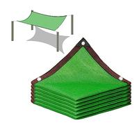 Rete ombreggiante verde resistente ai raggi UV, da 1 x 2 m a 12 x 15 m, resistente copertura per piante da giardino con occhielli, perfetta per serre e aiuole, tessuto a rete per un'ombra ottimale