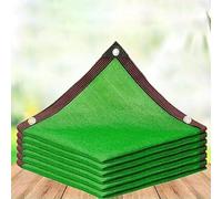 Rete Ombreggiante Verde,Telo Ombreggiante con Occhielli 3x2.5 6x4 3x4 5x5 3x3 4x4 4x5, Tenda A Vela Parasole Rettangolare, Protezione Solare Tenda da Sole per Balcone Esterno Terrazza(15x15m)