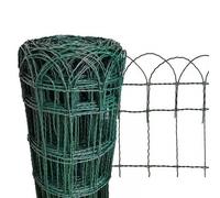 Rete Ornamentale, Plastificata, 25 Mt, 45Cm, Verde giardino casa recinzione