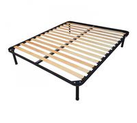 Rete Ortopedica Sanremo Matrimoniale 160x190x30 h cm in Acciaio Nero
