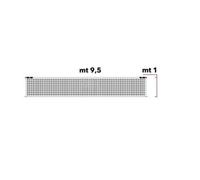 RETE PALLAVOLO RETE DA PALLAVOLO DIMENSIONE 9,5M X 1 M