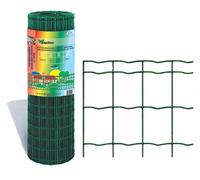 Rete RECINZIONE Zincata YARD 76X63Mm H 80Cm 25Mt Plasticata SGS Certificata