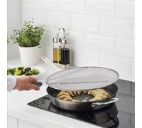 Rete paraschizzi in acciaio inox, per padelle, fornisce protezione dagli schizzi d'olio (25 cm)
