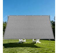 Rete Parasole 1.3 x 2.4 m Solare Tendalino Parasole Leggera e Resistente per Esterno, Giardino, Balcone, Terrazzo, Grigio Chiaro