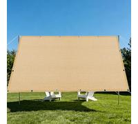 Rete Parasole 1.3 x 2.4 m Solare Tendalino Parasole Leggera e Resistente per Esterno, Giardino, Balcone, Terrazzo, Giallo sabbia